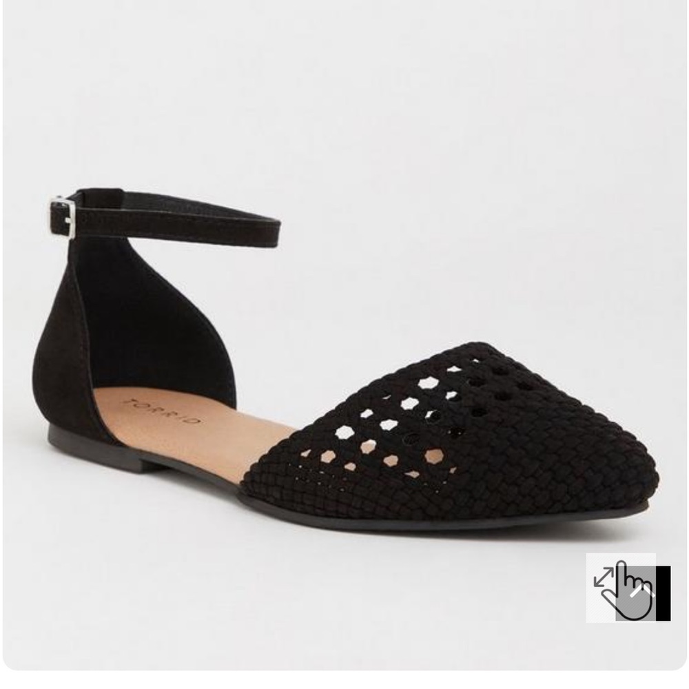 Women’s Size 11 Wide Black Torrid Flats